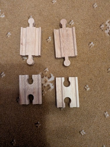 Wooden double ended - ended, track