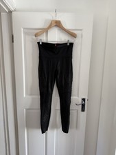 Spanks Faux Leather Moto Leggings