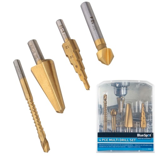 4pc multi drill countersink - 4pc,