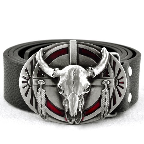 Steampunk mens leather belts - steampunk,