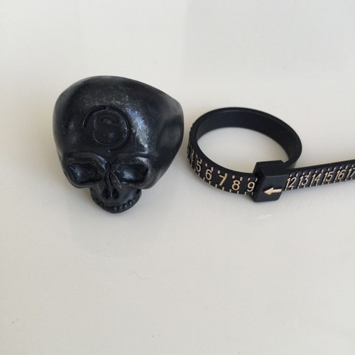 Stussy skull black ring size - ring,