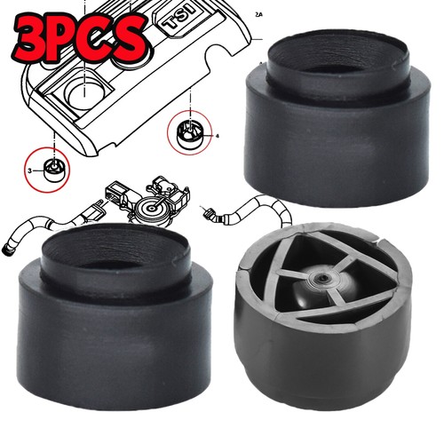 3pcs engine cover trim rubber - engine,