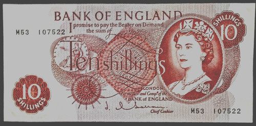 Bank england ten - of,