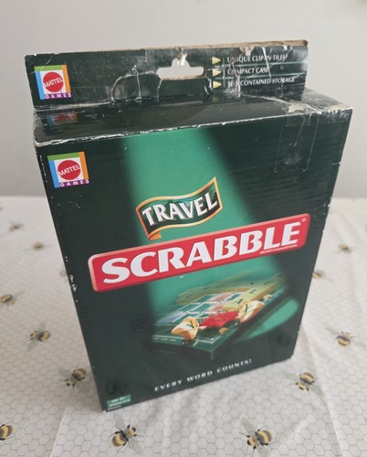 Travel scrabble board game - board,