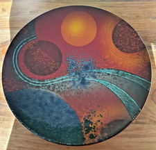 Decorative Plate Alan Clarke Studio (ex Poole Pottery) Genesis 16" 41 cm Charger