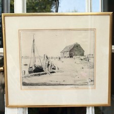 Antique Herbert Reeve Etching