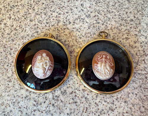 Peter bates pair round cameo - bates,
