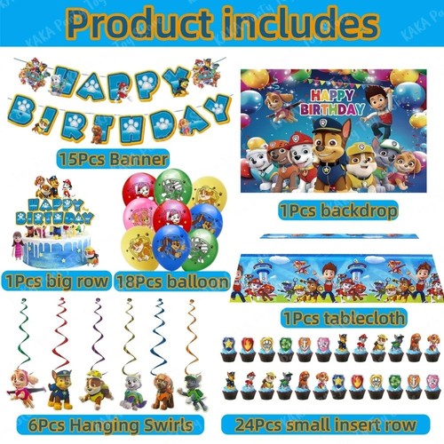 66pcs paw patrol - 66pcs, party