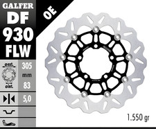 Brake disc Set Galfer 2x