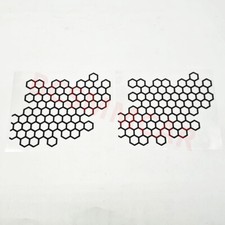 Honeycomb Decal Sticker Hexagon Honeycomb Car Sticker Styling Decoration Black