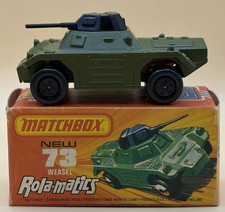 Matchbox Rolamatics #73 Weasel - Military Green
