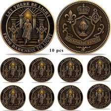 10Pc Freemason Masonic