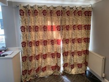 curtains to fit large window or french windows Dunelm for pole 2 x 228x 228cm