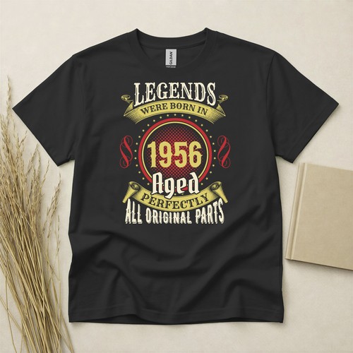 70th birthday shirt born - 70th, in