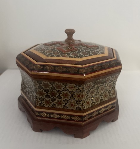Persian khatamkari wood - khatamkari, inlay