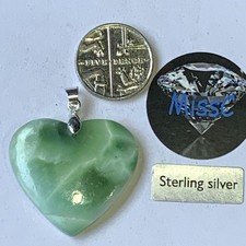 SMITHSONITE RARE HEART PENDANT