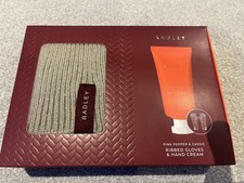 Radley Ribbed Gloves with Pink