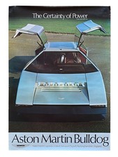 Original Aston Martin Bulldog vintage factory poster 1979 – RARE – 70.5x100cm