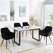 Marble Effect Dining Table and