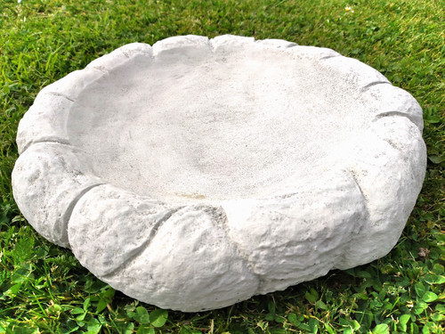 Stone bird bath replacement - bird,
