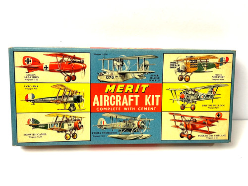 Vintage merit aircraft kit - merit,