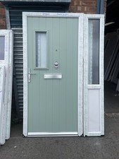 Brand New Chartwell Green Composite Door With Sidepanel 1360 X 2060 Mm