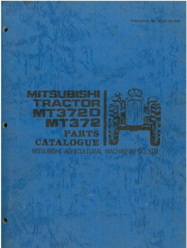 Mitsubishi tractor mt372 - tractor,