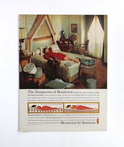 1960 simmons mattress print - simmons,