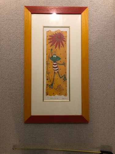 Signed numbered framed print - signed,