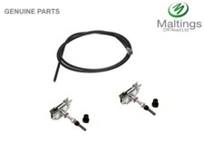 GENUINE DEFENDER WINDSCREEN WIPER WHEEL BOX X2 + DRIVE CABLE PRC8495 83-01 