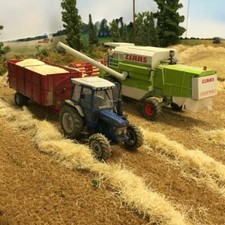 A3 Ford Class Combine Harvest Tractor Poster Brochure Britains Farm 1/32 Diorama