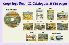 Corgi Toys 1958 1959 1960 1961 1962 1963 1964 1965 1966 1967 68 69 70 Catalogue 