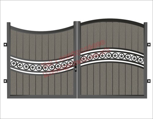Driveway gates composite gate - gates/composite,