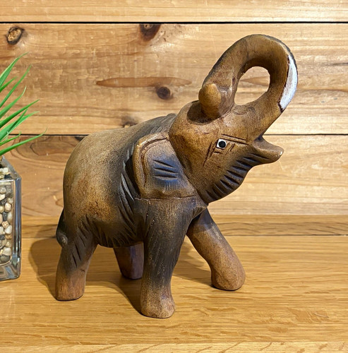 Large hand carved wooden - hand,