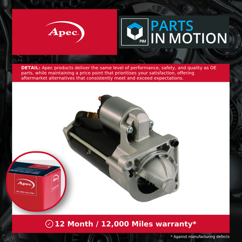 Starter motor fits - motor, tx