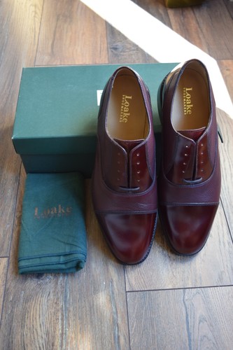 Loake bibury burgundy oxford - bibury,