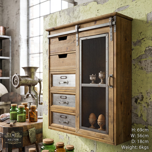 Large industrial wall cabinet - industrial,