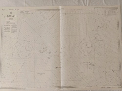 North sea off shore charts - sea,