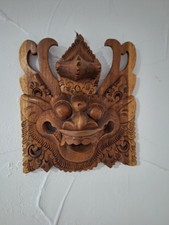 Vintage Wooden Indonesian Balinese MASK wall hanging. Excellent condition.