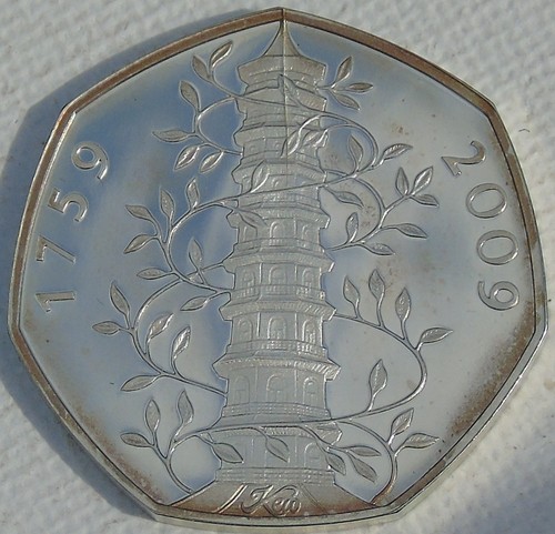 2009 kew garden silver proof - garden,