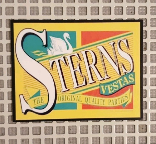 Flyer fridge magnet - flyer, sterns