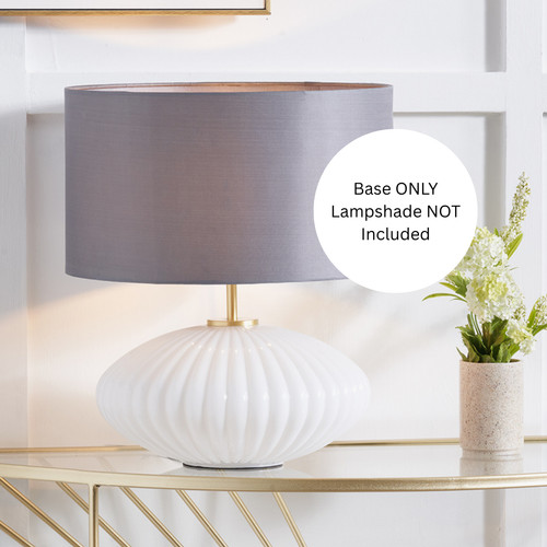 Oval table lamp base - lamp,