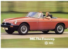 MG Range 1975-1976 UK Market Sales Brochure Midget, MGB Roadster, MGB GT & GT V8