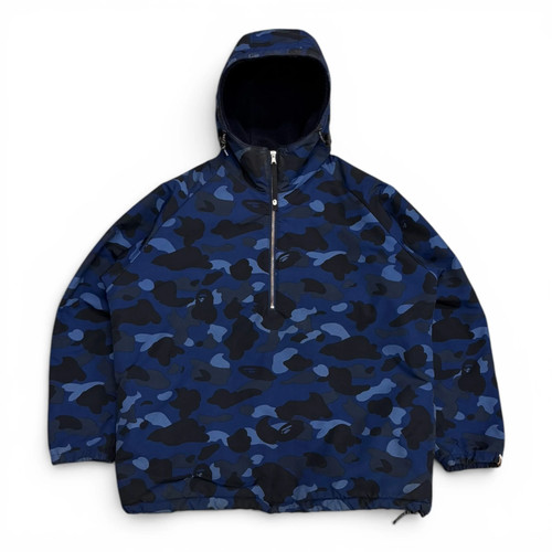 Bape blue camo fleece - bape,