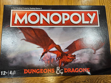 Dungeons and Dragons Monopoly set Only used once. Excellent condition
