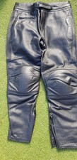 RST Leather Motorcycle men's trousers.  W 38"- 40". Knee and hip protectors. 