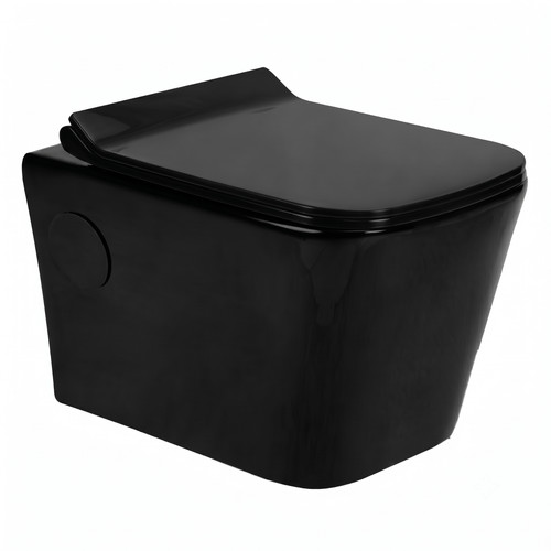 Italia black modern round - italia,