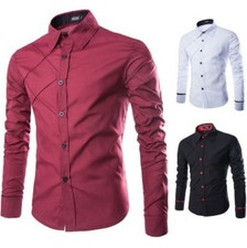 M-3XL Men's Casual Tops Formal