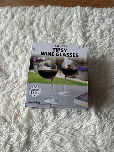 Set tipsy wine glass - set, 2