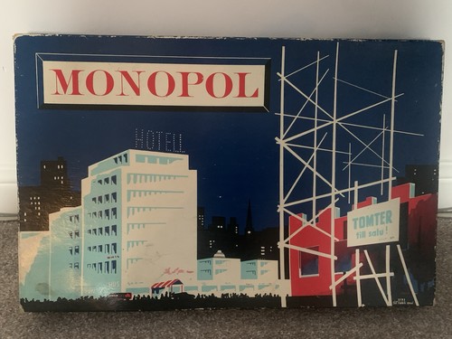 Vintage swedish monopol - swedish, board
